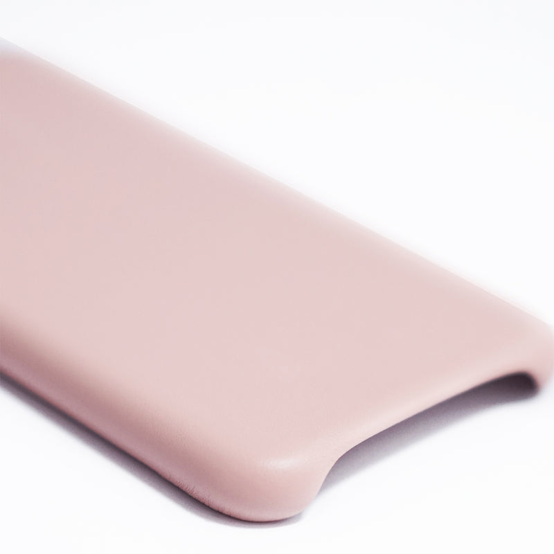 iPhone Smooth Full Leather Case | Dusty Rose